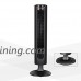 Desktop Silent Tower fan  Home Air conditioner fan Shaking head fan Energy-saving Leafless fan Portable Air cooler-Black - B07F2VL6XF